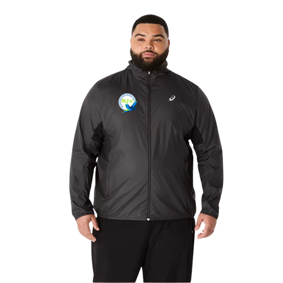 Amazon Marathon 2026 Finisher - ASICS Men's Silver Jacket Black (2011D235)