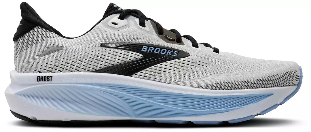 Brooks Men's Ghost 18 - White/Black/Open Air