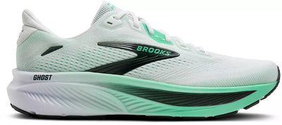Brooks Men's Ghost 18 - White/Spring Bud/Spruce