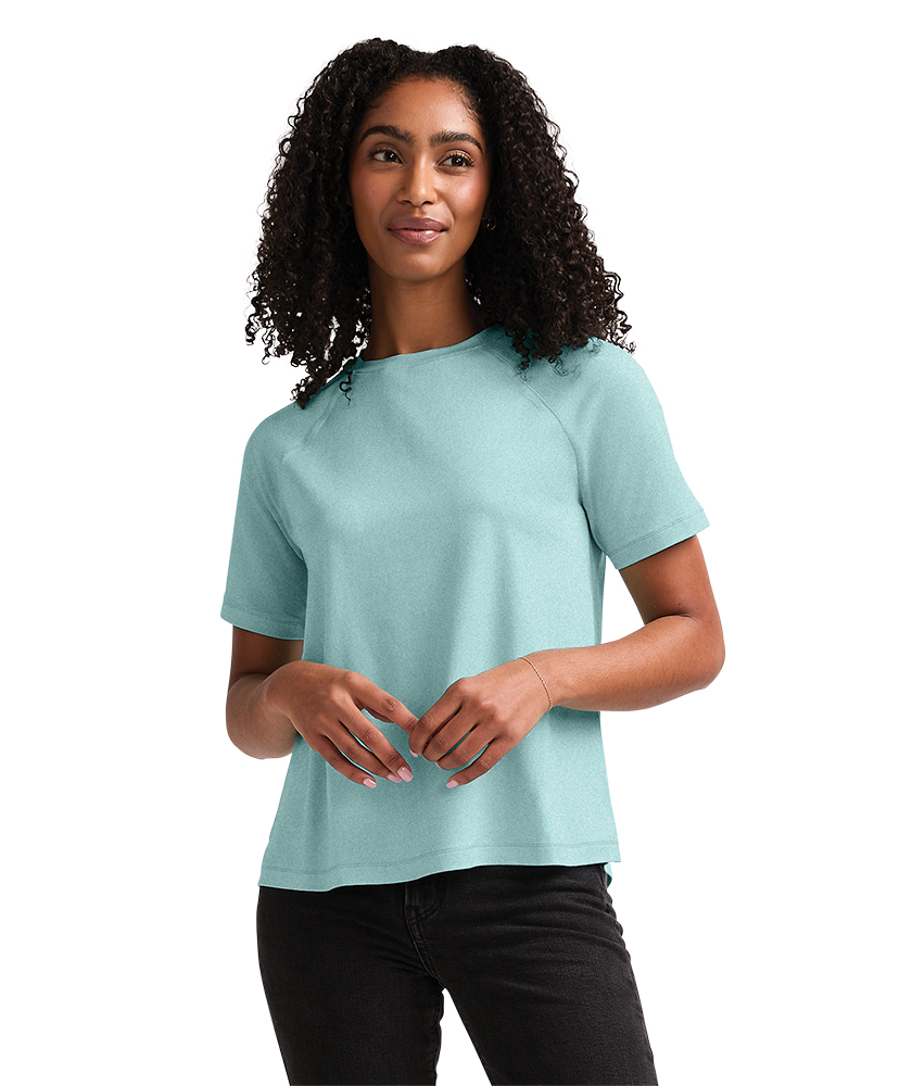 Sudadera con capucha y cremallera de un cuarto de rendimiento Charles River Pulse para MUJER