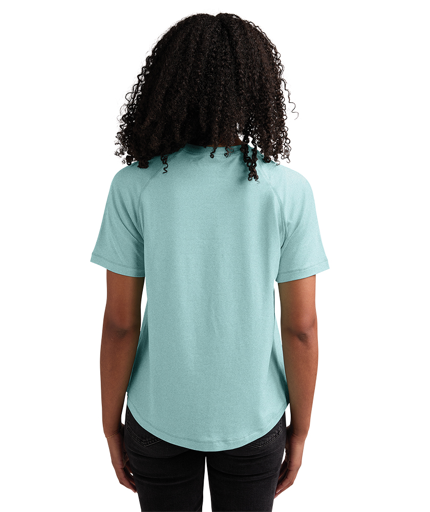 Sudadera con capucha y cremallera de un cuarto de rendimiento Charles River Pulse para MUJER