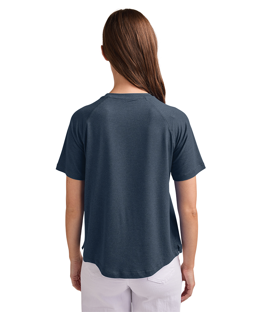Sudadera con capucha y cremallera de un cuarto de rendimiento Charles River Pulse para MUJER