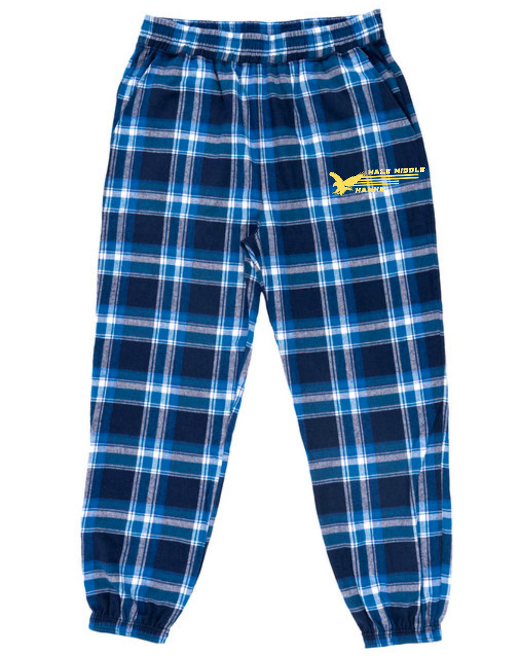 Pantalones de pijama unisex de franela para adultos de Hale Middle School Burnside (B8810)