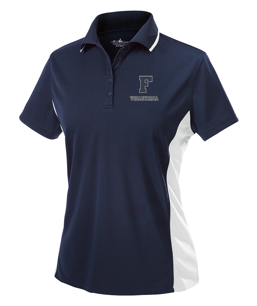 Foxboro Volleyball WOMEN'S COLOR BLOCKED WICKING POLO (2810)