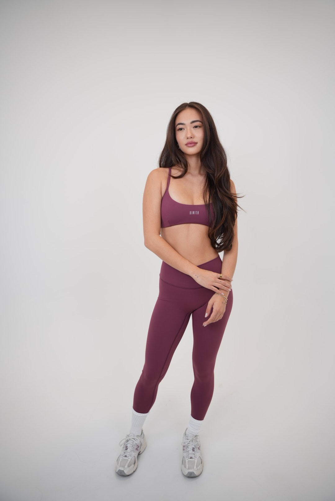 My Time Is Divine Plum Sculpt V-Waist Legging