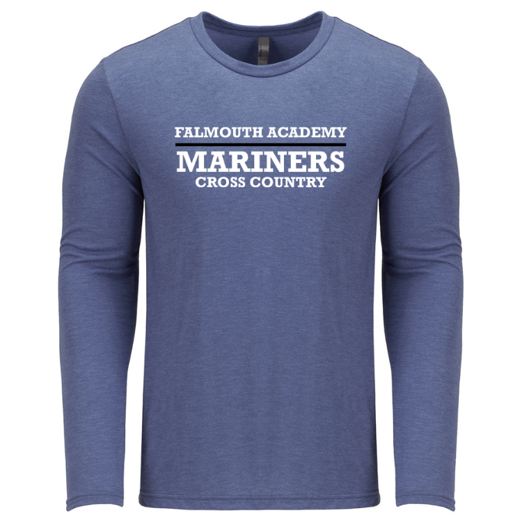 Falmouth Academy - Next Level Apparel Unisex Triblend Long-Sleeve Crew (6071)