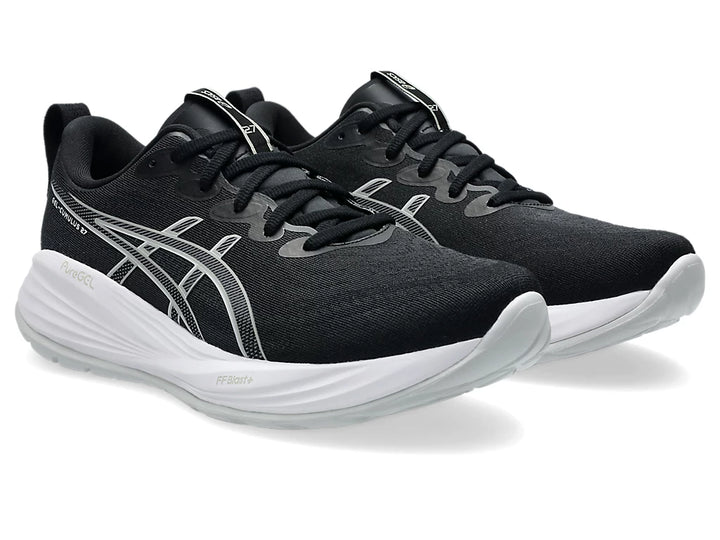 Asics Mens Gel Cumulus 27 Wide - Black/Concrete (1011B981-002)