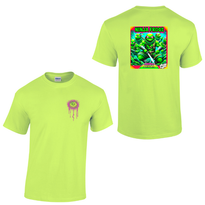 Camiseta unisex de ranas ninja de Sour Not Sorry Brewing