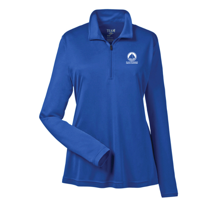 Falmouth Academy - Chaqueta de cremallera corta de alto rendimiento para damas Zone (TT31W)