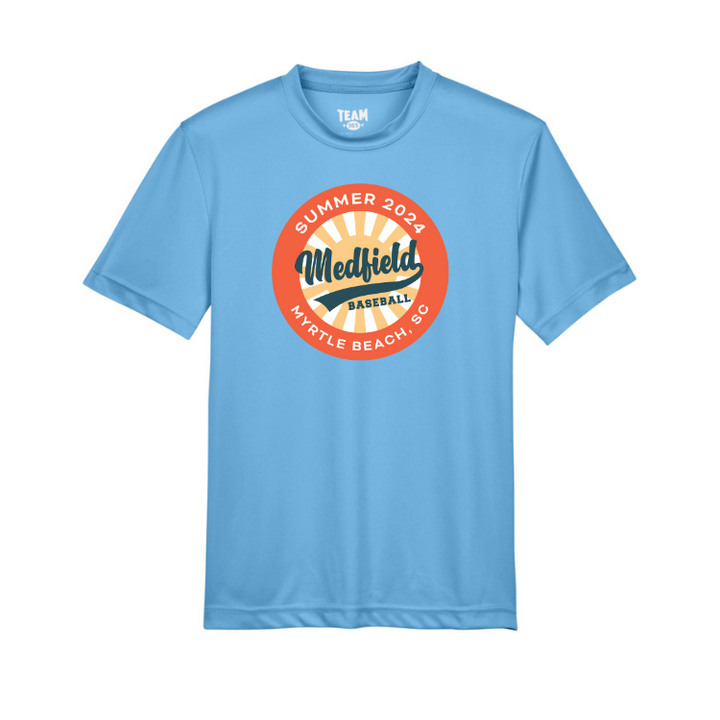 Camiseta de rendimiento para jóvenes de Medfield Baseball 12U (TT11Y)