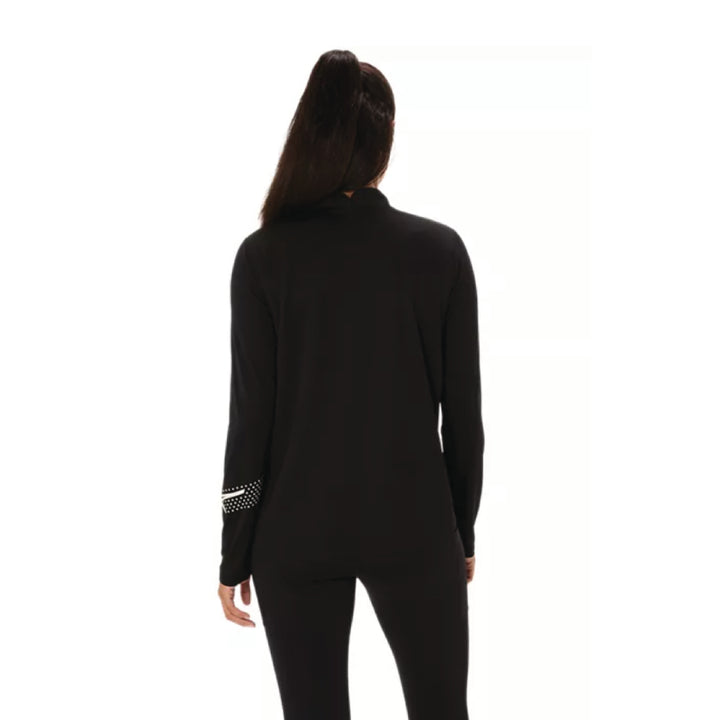 2026 ASICS Los Angeles Marathon -ASICS Women's Icon 1/2 Zip Black (2012D175) (LA26-12)