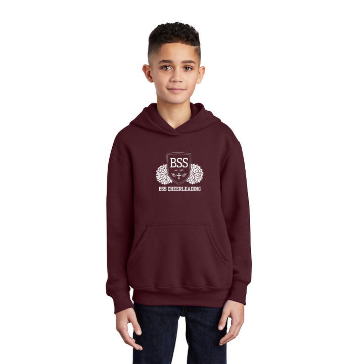 BSS Cheer - YOUTH Fleece Pullover Hooded Sweatshirt (PC90YH)