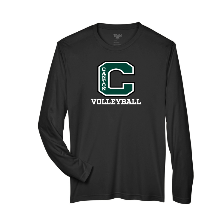 Canton Volleyball - Camiseta de manga larga de alto rendimiento para hombre (TT11L)