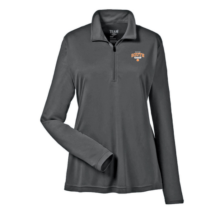 Newton South Basketball - Team 365 Ladies' Zone Performance Quarter-Zip (TT31W)