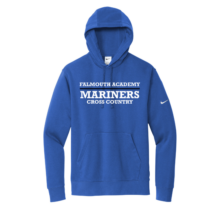 Sudadera con capucha y logo Nike Club Fleece Sleeve de Falmouth Academy (NKDR1499)