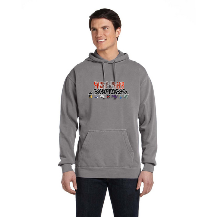 Sudadera con capucha unisex para adultos del Campeonato de atletismo de Cape &amp; Islands (1567)