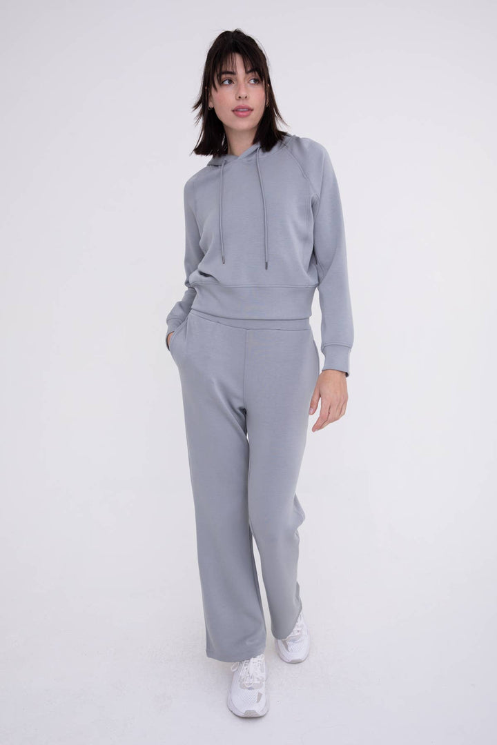 Mono B - Elevated Flared Lounge Pants - WOMEN