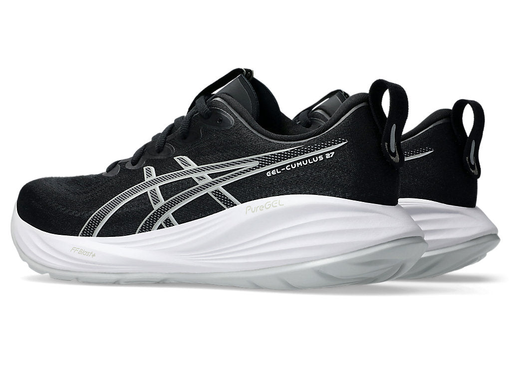 Asics Mens Gel Cumulus 27 Wide - Black/Concrete (1011B981-002)