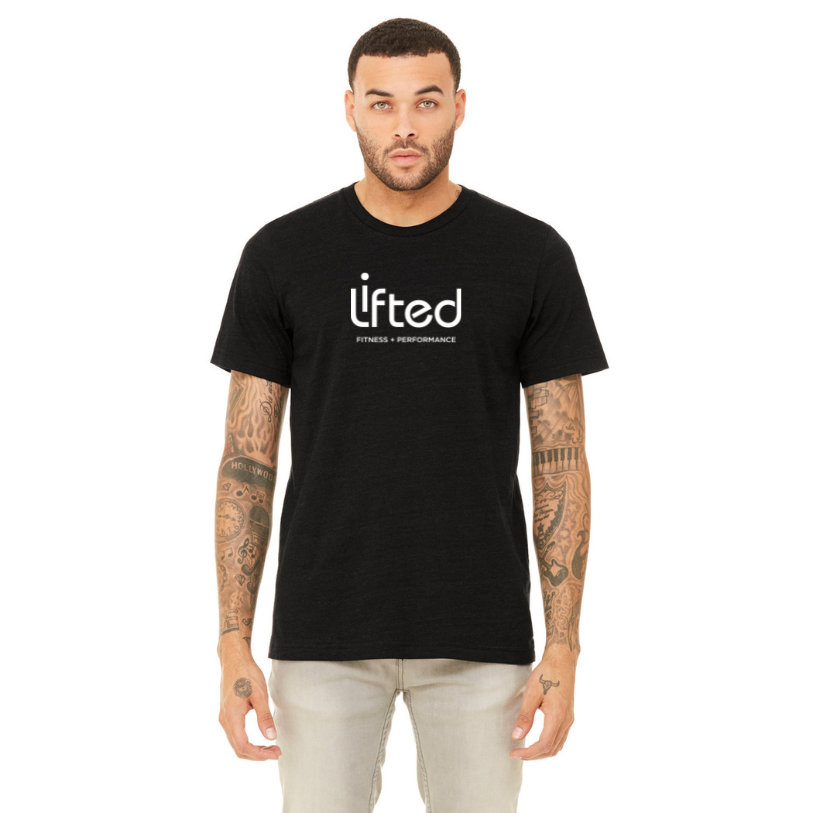 Lifted Fitness - Camiseta unisex de tejido jersey Bella + Canvas (3001CVC)