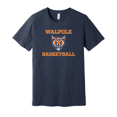 Walpole Boys Basketball - Unisex ADULT T-Shirt (BC3001CVC)