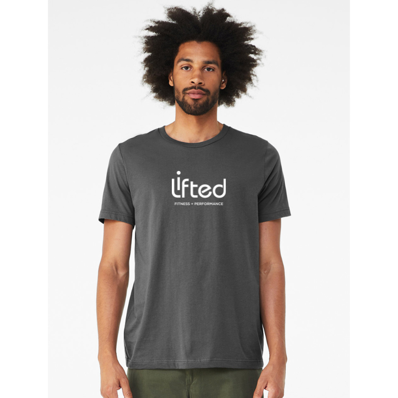 Lifted Fitness - Camiseta unisex de tejido jersey Bella + Canvas (3001CVC)