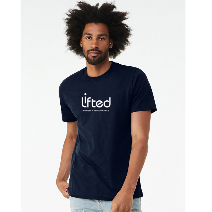 Lifted Fitness - Camiseta unisex de tejido jersey Bella + Canvas (3001CVC)