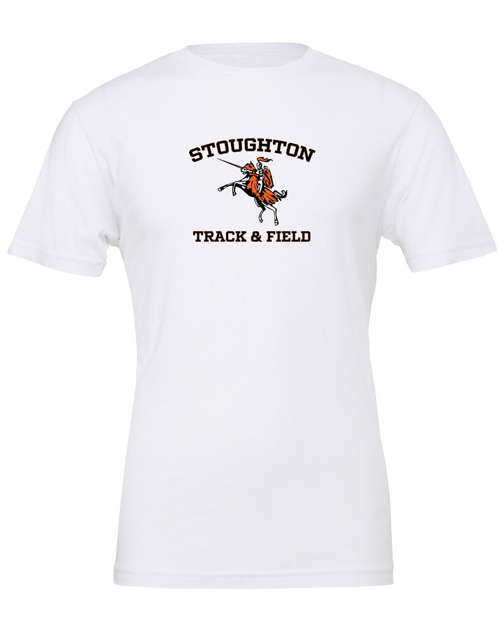 Camiseta unisex de Bella + Canvas de Stoughton Track &amp; Field (3001C)