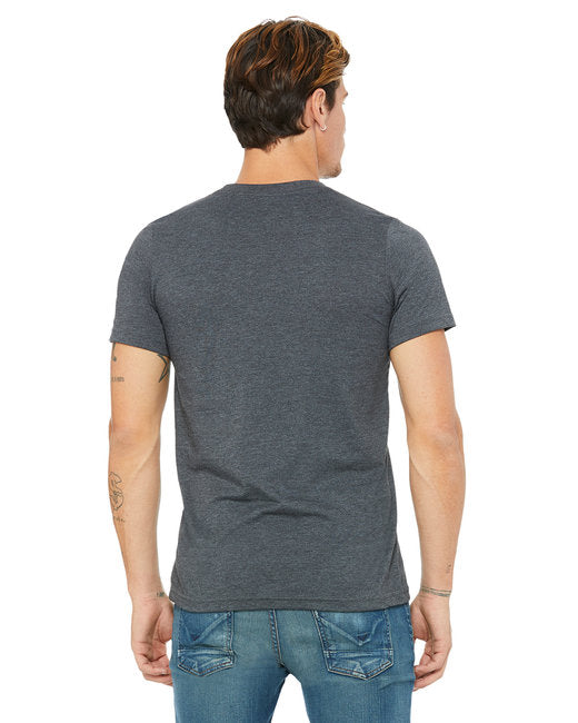 Camiseta unisex Bella + Canvas Heather CVC - Gris oscuro jaspeado (3001CVC)