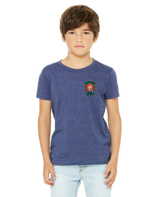 Walpole PD Xmas - Bella + Canvas Youth CVC Jersey T-Shirt - 3001YCV