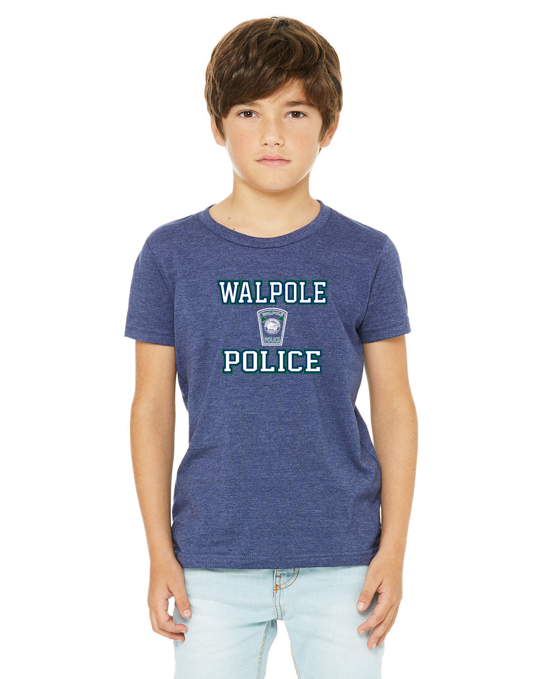 Walpole PD St. Patrick's Day 2024 - Bella + Canvas Youth CVC Jersey T-Shirt - 3001YCV