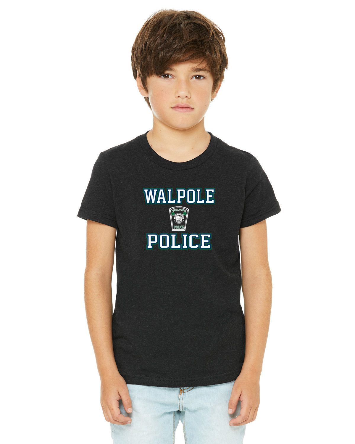 Walpole PD St. Patrick's Day 2024 - Bella + Canvas Youth CVC Jersey T-Shirt - 3001YCV