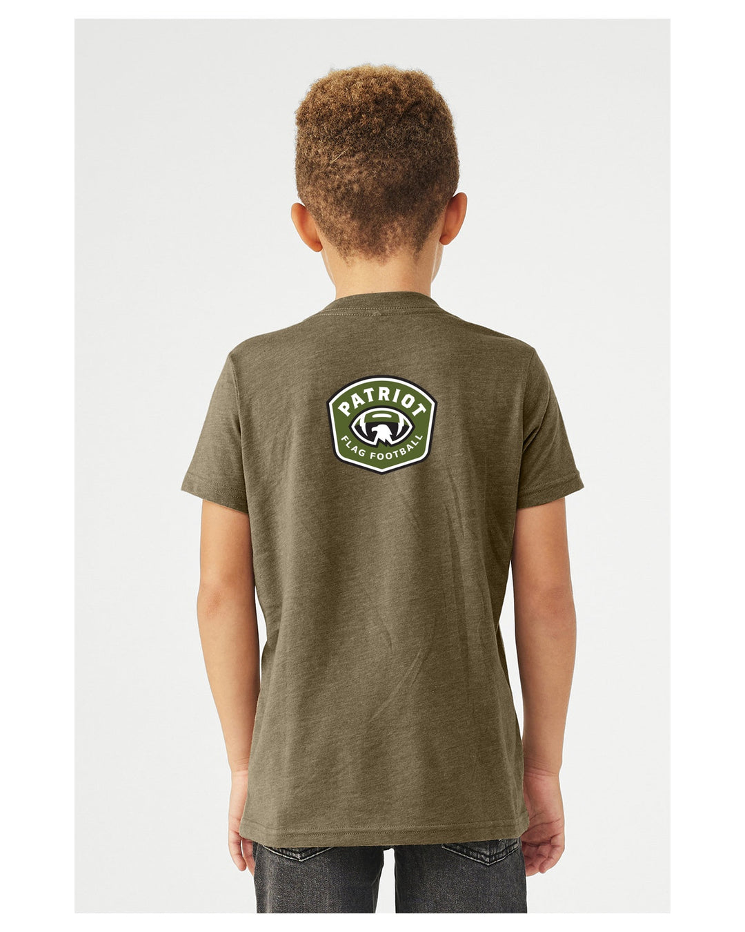 Flag Football Packers Bella + Canvas Youth CVC Jersey T-Shirt (3001YCV)