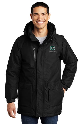 Canton Track & Field - Parka de peso pesado (J799)