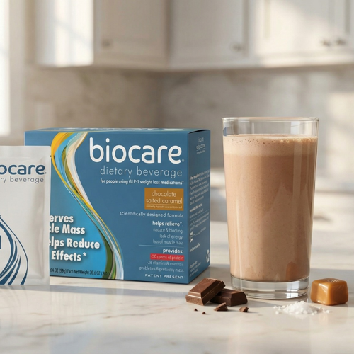 30G Protein Chocolate Salted Caramel Biocare Dietary Beverage (14-Count)