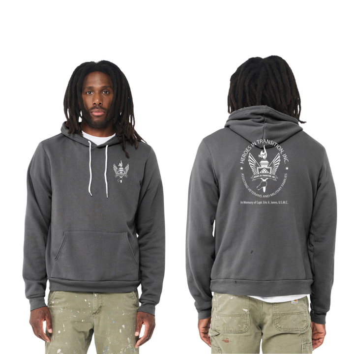 Heroes in Transition - Bella & Canvas Unisex Sponge Fleece Pullover Hoodie (3719)