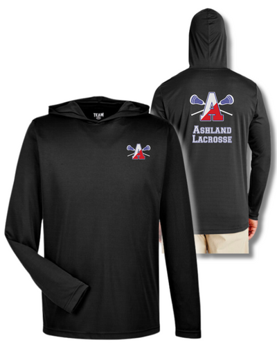 Camiseta con capucha y rendimiento Zone Performance para hombre de Ashland Youth Lacrosse TT41