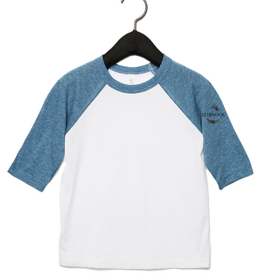 Comunidad Redbrook - Camiseta de béisbol de manga tres cuartos para niños pequeños (3200T)