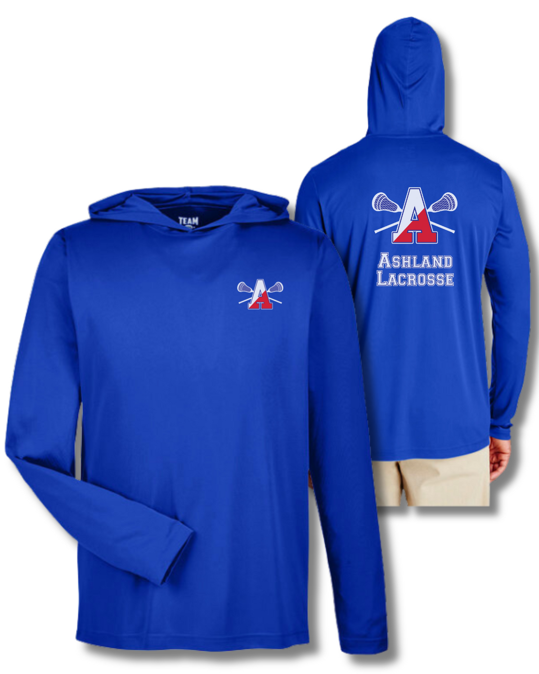 Ashland Youth Lacrosse Men's Zone Performance Hooded T-Shirt TT41