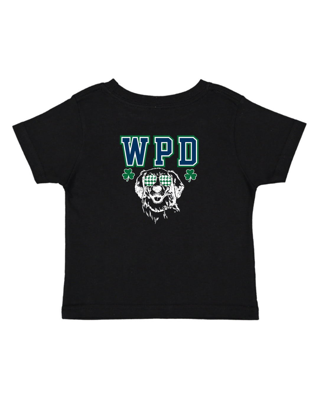 Walpole PD St. Patrick's Day 2024 LC Badge - Rabbit Skins Toddler Fine Jersey T-Shirt - 3321