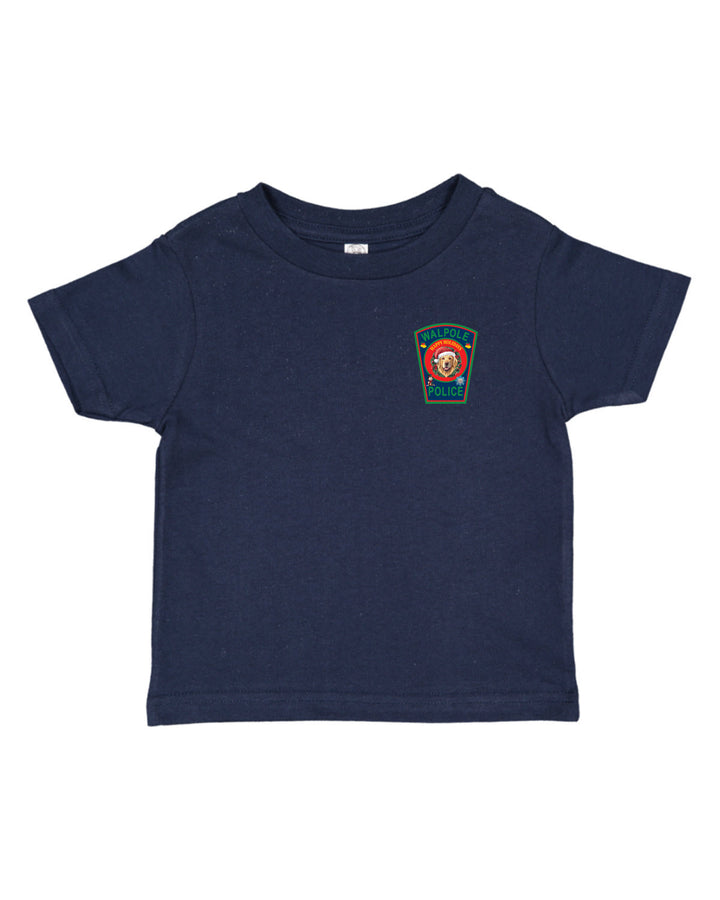 Camiseta de punto fino para niños pequeños con diseño navideño de Walpole PD - Rabbit Skins - 3321