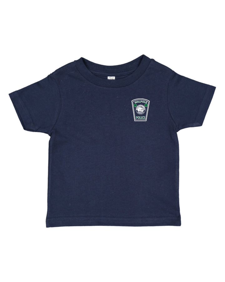 Walpole PD St. Patrick's Day 2024 LC Badge - Rabbit Skins Toddler Fine Jersey T-Shirt - 3321