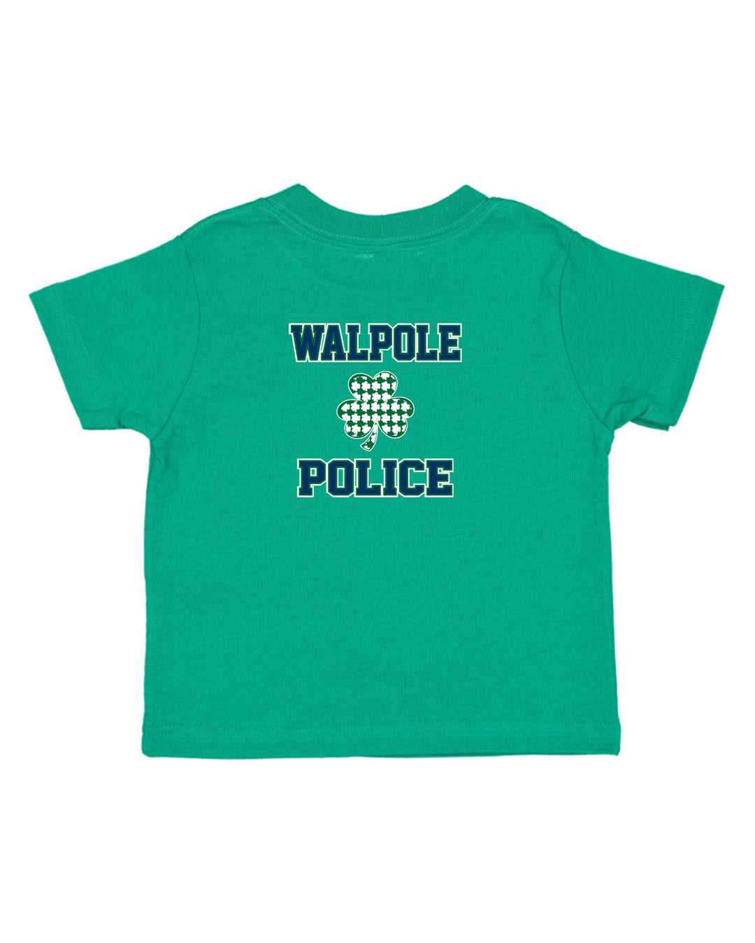 Insignia LC del Día de San Patricio 2024 del Departamento de Policía de Walpole: camiseta de jersey fino para niños pequeños Rabbit Skins - 3321