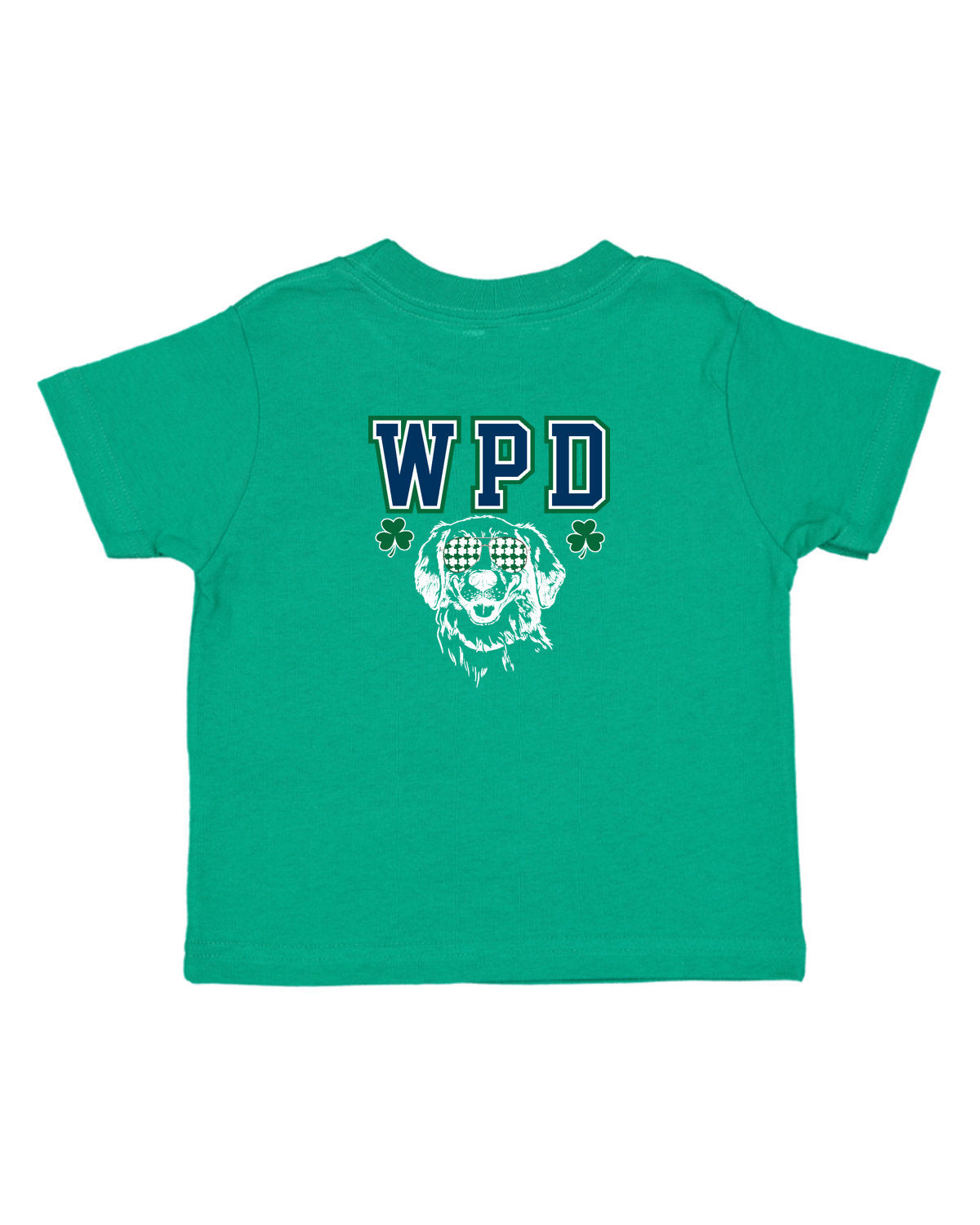 Walpole PD St. Patrick's Day 2024 LC Badge - Rabbit Skins Toddler Fine Jersey T-Shirt - 3321