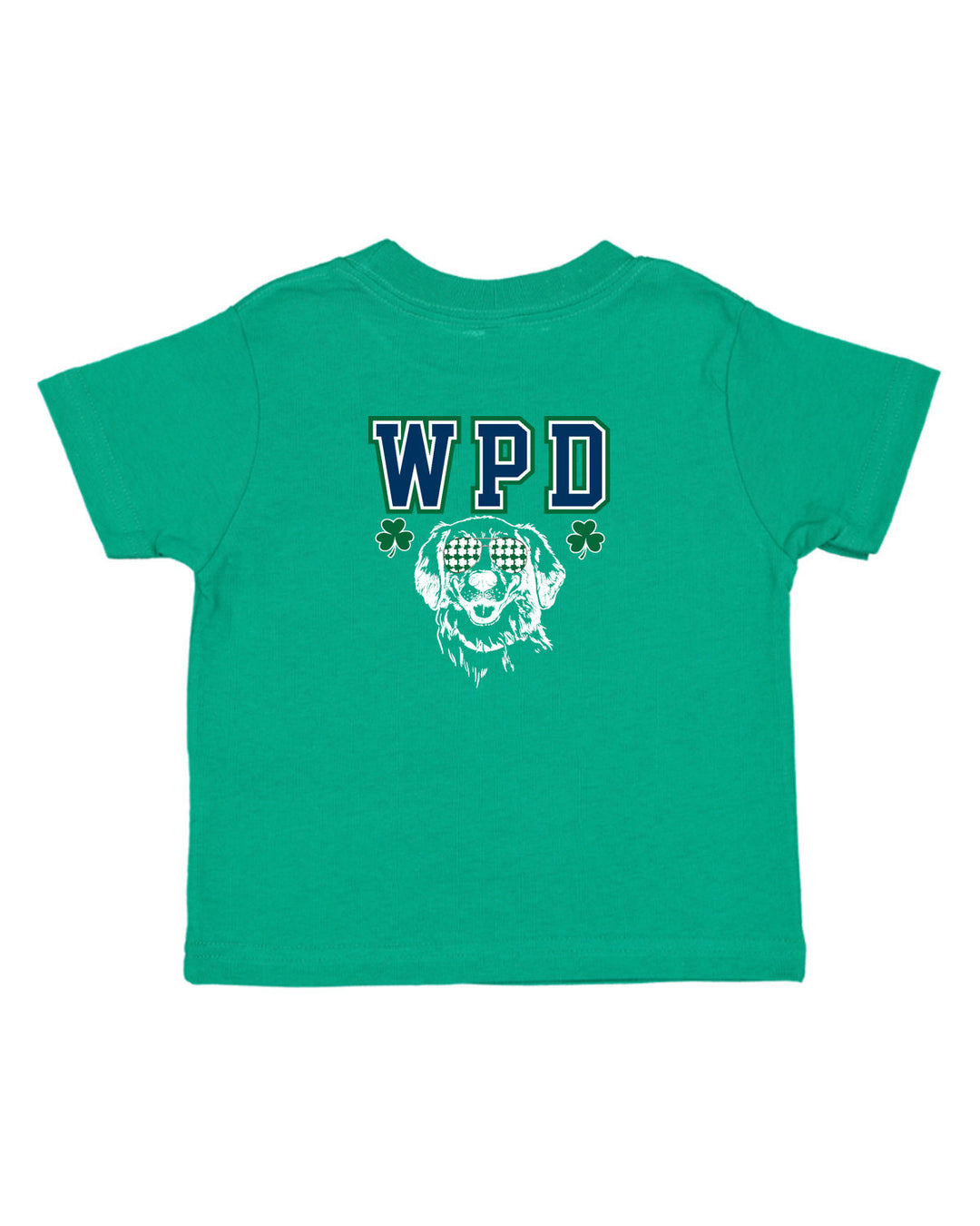 Walpole PD St. Patrick's Day 2024 LC Badge - Rabbit Skins Toddler Fine Jersey T-Shirt - 3321