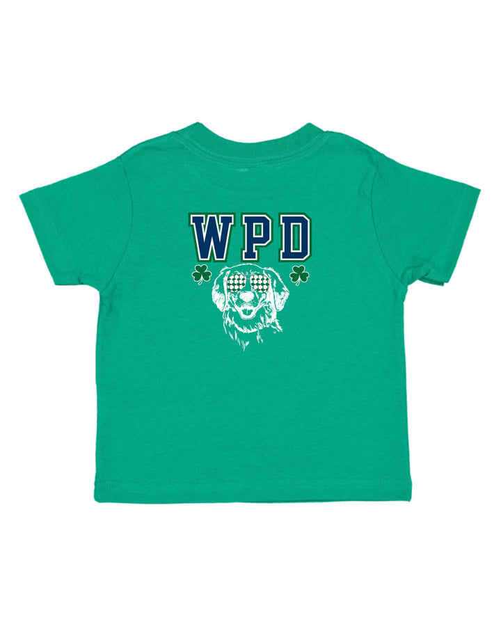 Insignia LC del Día de San Patricio 2024 del Departamento de Policía de Walpole: camiseta de jersey fino para niños pequeños Rabbit Skins - 3321