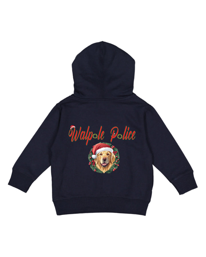 Sudadera con capucha polar para niños pequeños con diseño navideño de Walpole PD Rabbit Skins - 3326