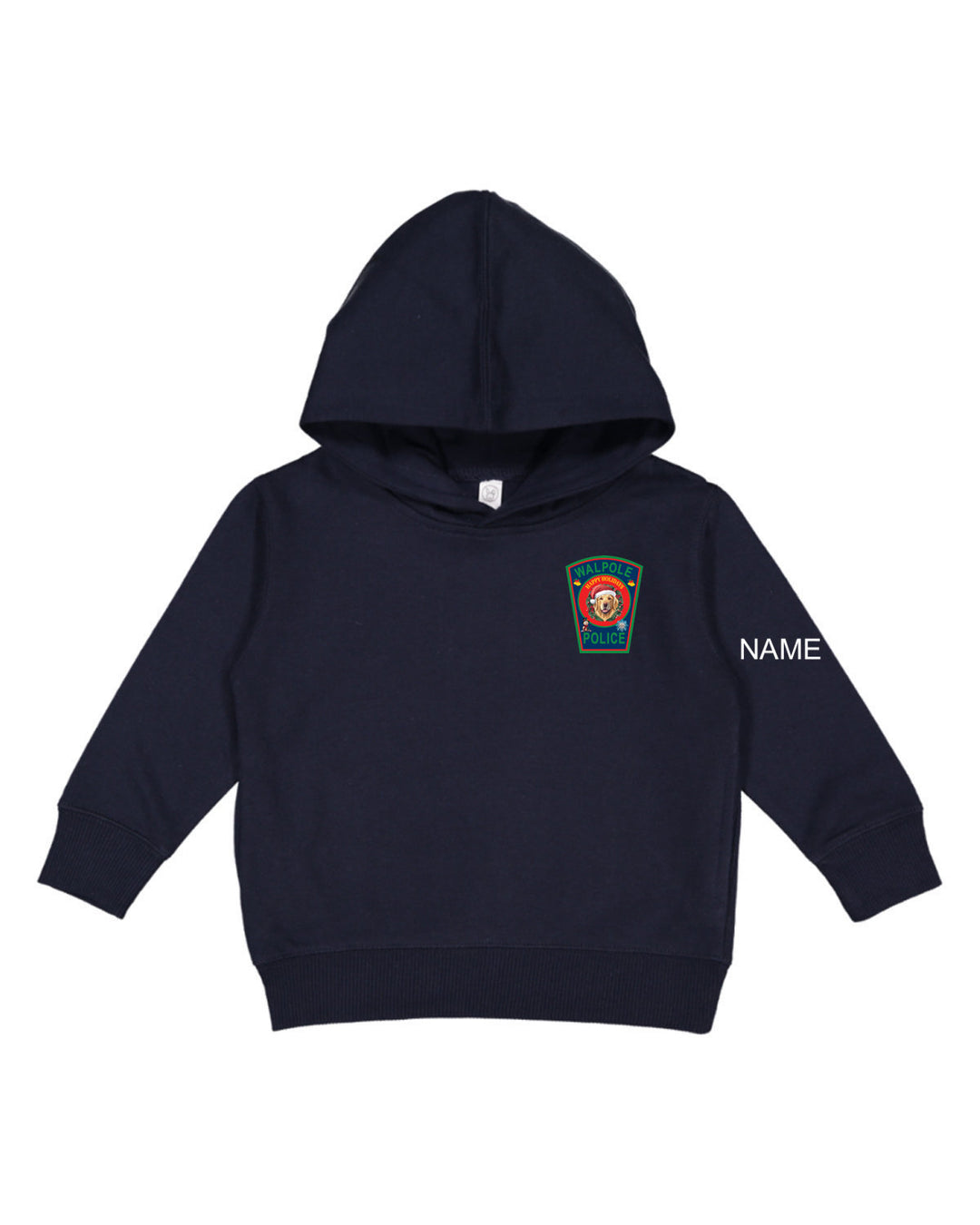 Sudadera con capucha polar para niños pequeños con diseño navideño de Walpole PD Rabbit Skins - 3326