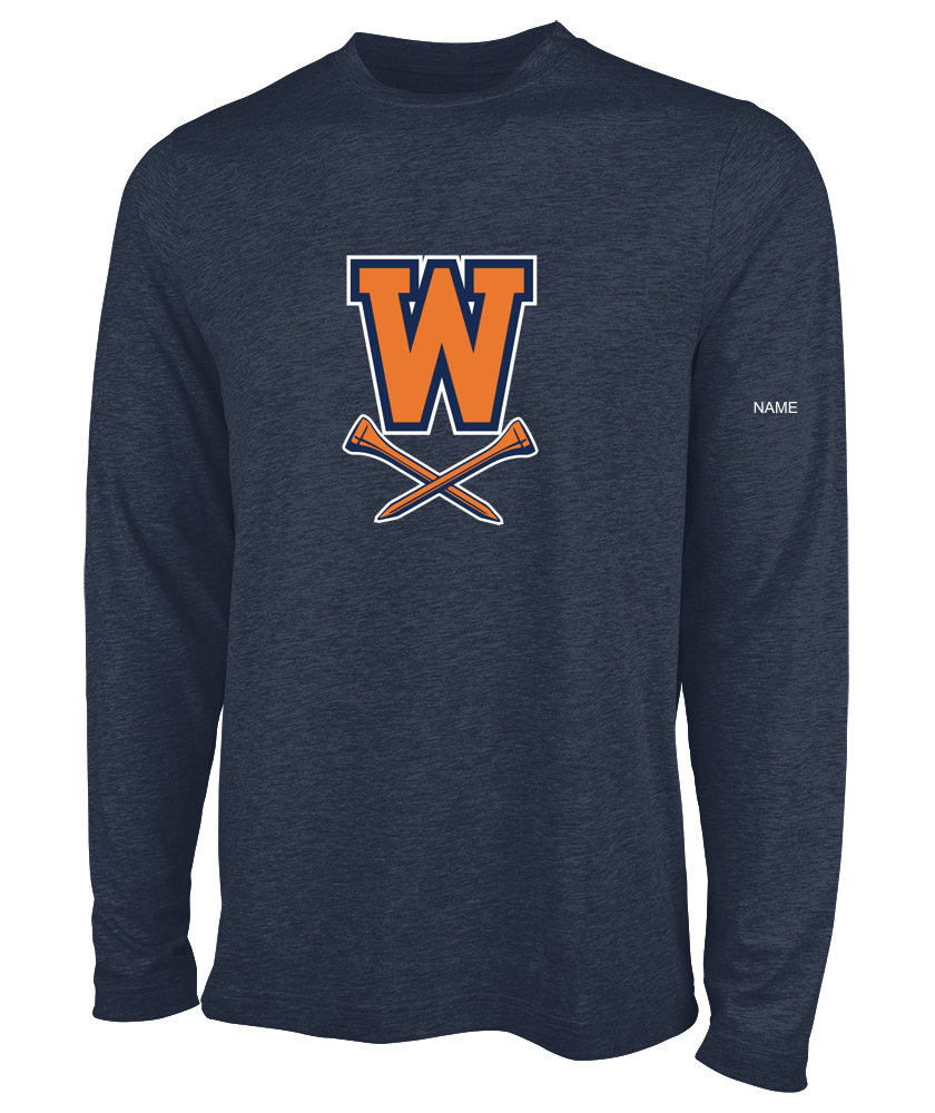 Walpole HS Golf - MEN'S COMFORT-CORE LONG-SLEEVE CREW - 3330