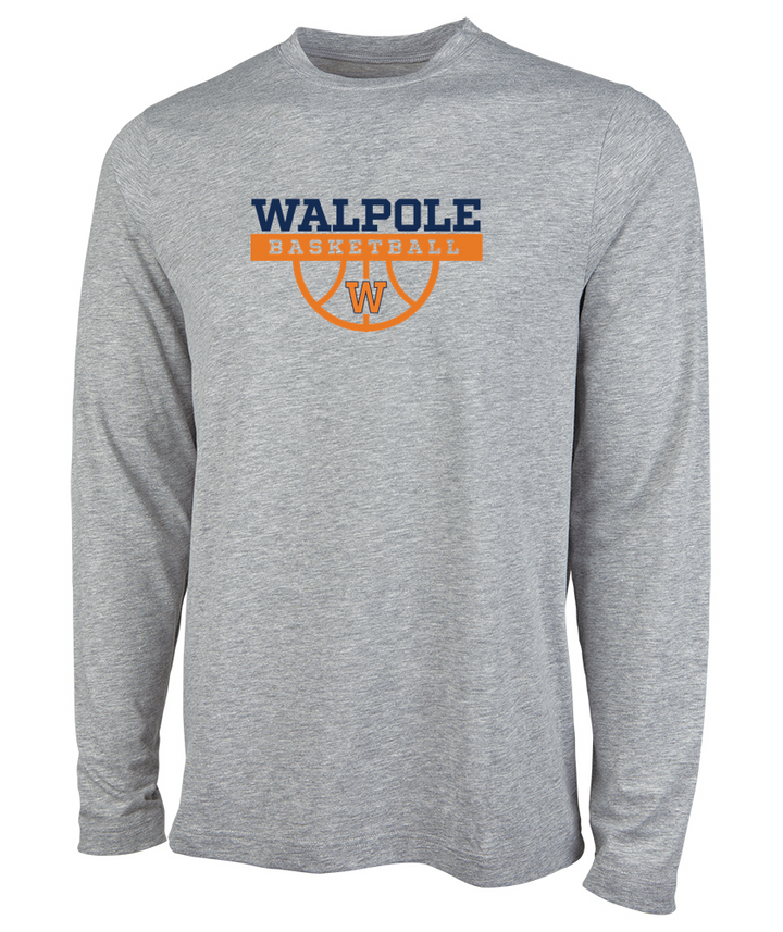 Walpole Youth Basketball - Mens Comfort-Core Long Sleeve Crew (3330)