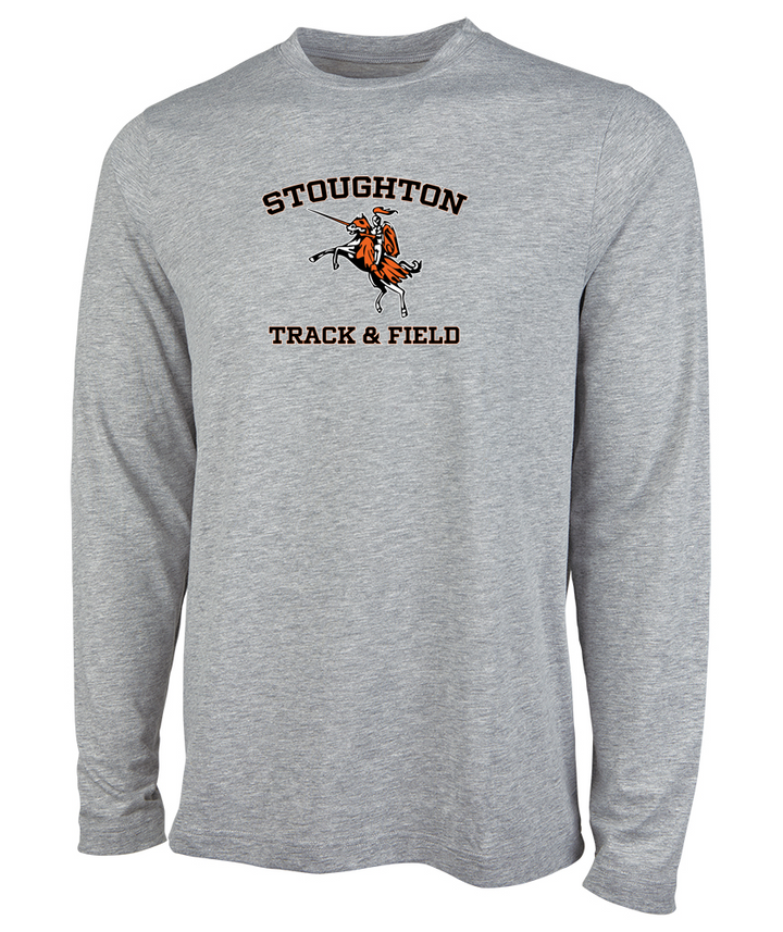 Stoughton Track &amp; Field - Camiseta de manga larga Comfort Core para hombre (3330)